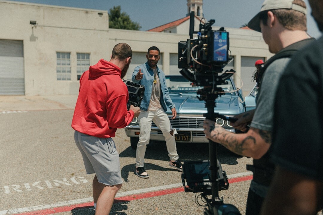 will smith on film set